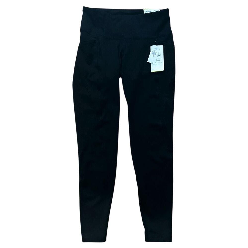 NWT Old Navy Active High Compression Waist Black Elevate Leggings Small Petite